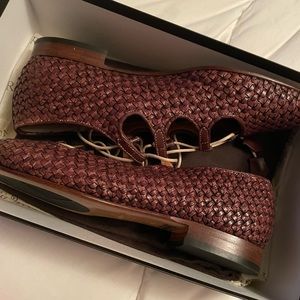 Ron White brown woven flats